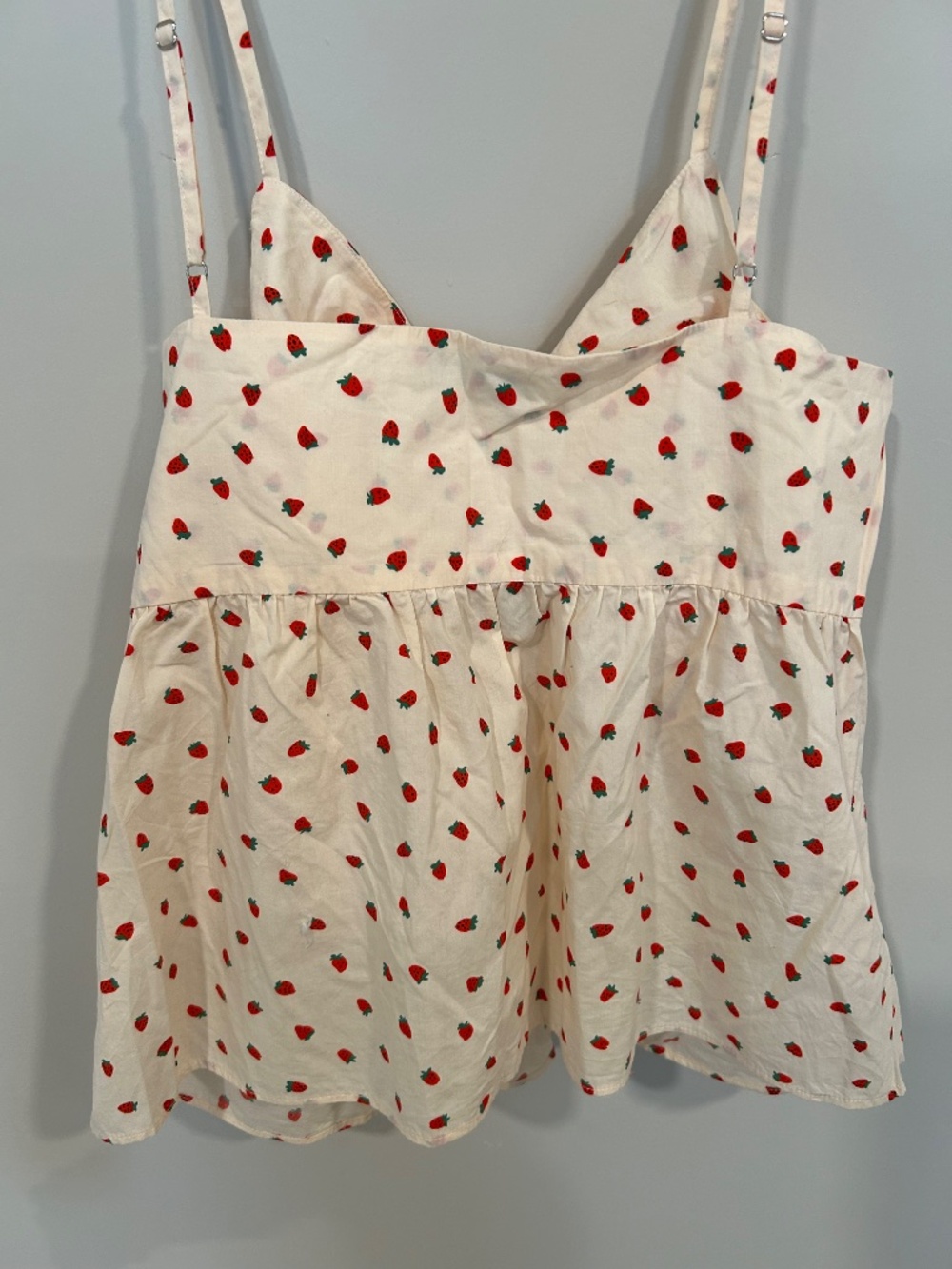 Madewell Strawberry print women’s size 6 top - Picture 4 of 4